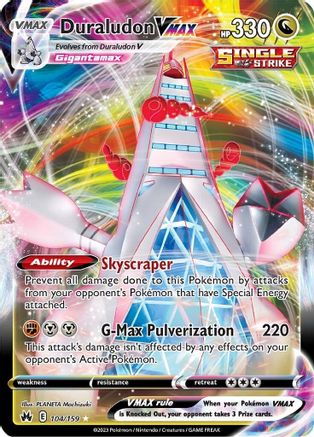 Duraludon VMAX (104) [Crown Zenith] Holofoil - Deck Out Gaming