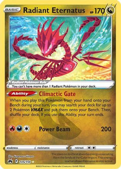 Radiant Eternatus (105) [Crown Zenith] Holofoil - Deck Out Gaming