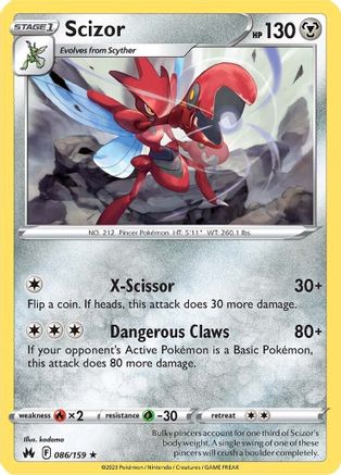Scizor (86) [Crown Zenith] - Deck Out Gaming