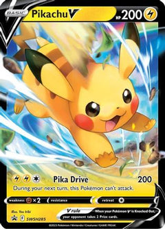 Pikachu V - SWSH285 (SWSH285) [SWSH: Sword & Shield Promo Cards] Holofoil - Deck Out Gaming
