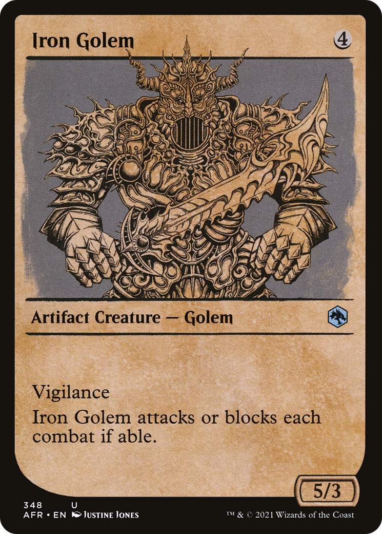 Iron Golem (348) [Adventures in the Forgotten Realms] foil - Deck Out Gaming