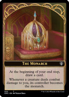 The Monarch // Golem Double-sided Token () [Commander: Phyrexia: All Will Be One] - Deck Out Gaming