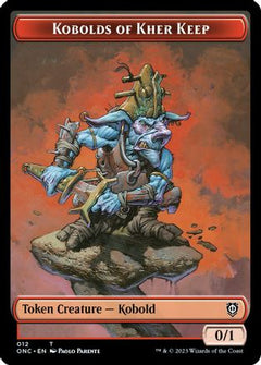Kobolds of Kher Keep // Dragon Double-sided Token () [Commander: Phyrexia: All Will Be One] - Deck Out Gaming