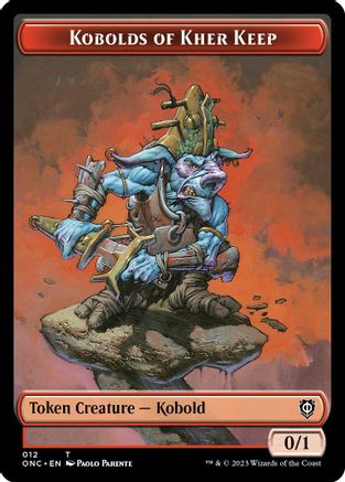 Kobolds of Kher Keep // Dragon Double-sided Token () [Commander: Phyrexia: All Will Be One] - Deck Out Gaming