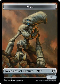 Myr // Thopter Double-sided Token () [Commander: Phyrexia: All Will Be One] - Deck Out Gaming