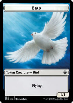 Bird // Cat Double-sided Token () [Commander: Phyrexia: All Will Be One] - Deck Out Gaming