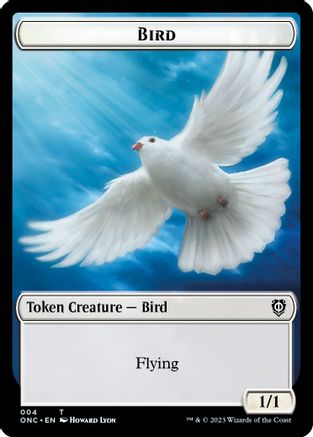 Bird // Cat Double-sided Token () [Commander: Phyrexia: All Will Be One] - Deck Out Gaming