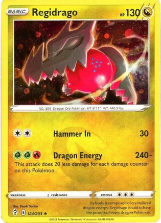 Regidrago - 124/203 (Cosmos Holo) (124) [Miscellaneous Cards & Products] Holofoil - Deck Out Gaming