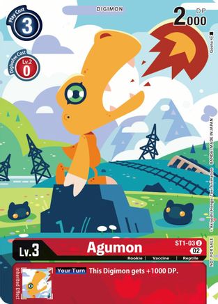 Agumon (Digimon Illustration Competition Pack 2022) (ST1-03) [Dimensional Phase] - Deck Out Gaming