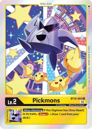 Pickmons (Official Tournament Pack Vol.8) (BT10-003) [Xros Encounter] Foil - Deck Out Gaming