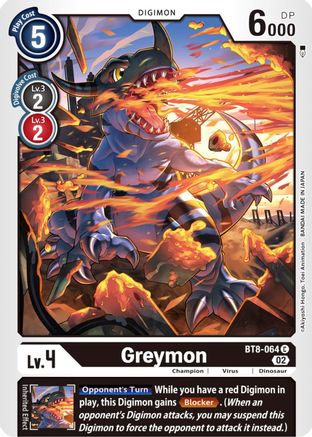 Greymon (Winner Pack Dimensional Phase) (BT8-064) [New Awakening] - Deck Out Gaming