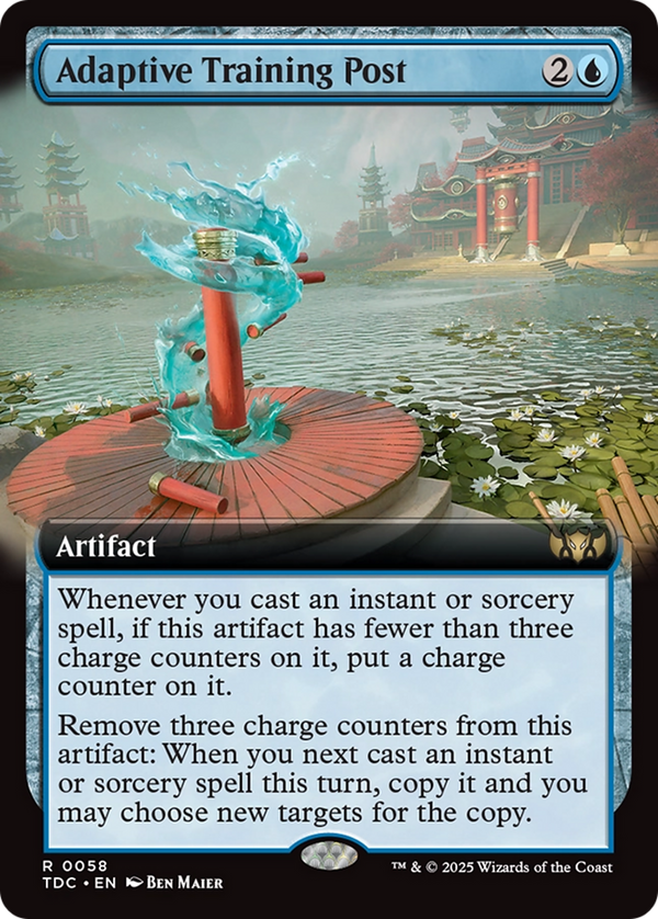 Adaptive Training Post (Extended Art) (58) [Commander: Tarkir: Dragonstorm] - Deck Out Gaming