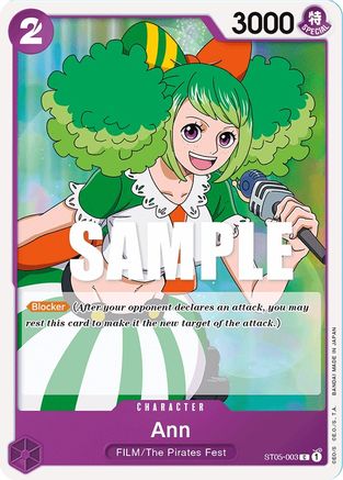 Ann (ST05-003) [Starter Deck 5: Film Edition] - Deck Out Gaming