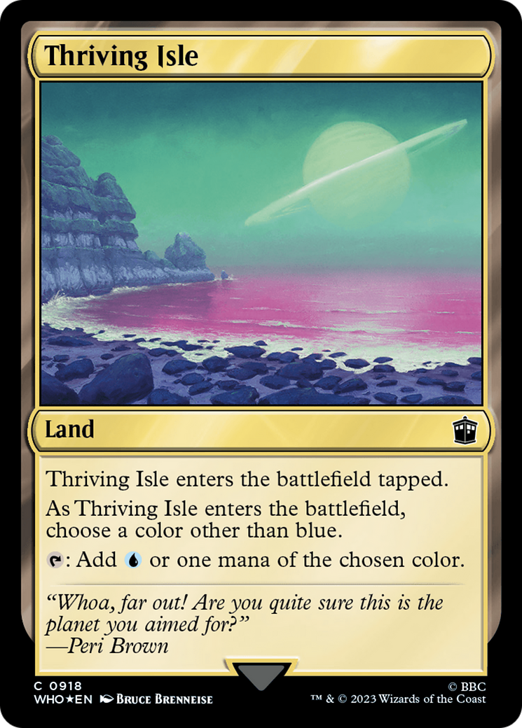 Thriving Isle (Surge Foil) (918) [Doctor Who] foil - Deck Out Gaming