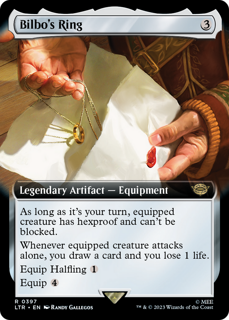 Bilbo's Ring (Extended Art) (397) [The Lord of the Rings: Tales of Middle-earth] - Deck Out Gaming