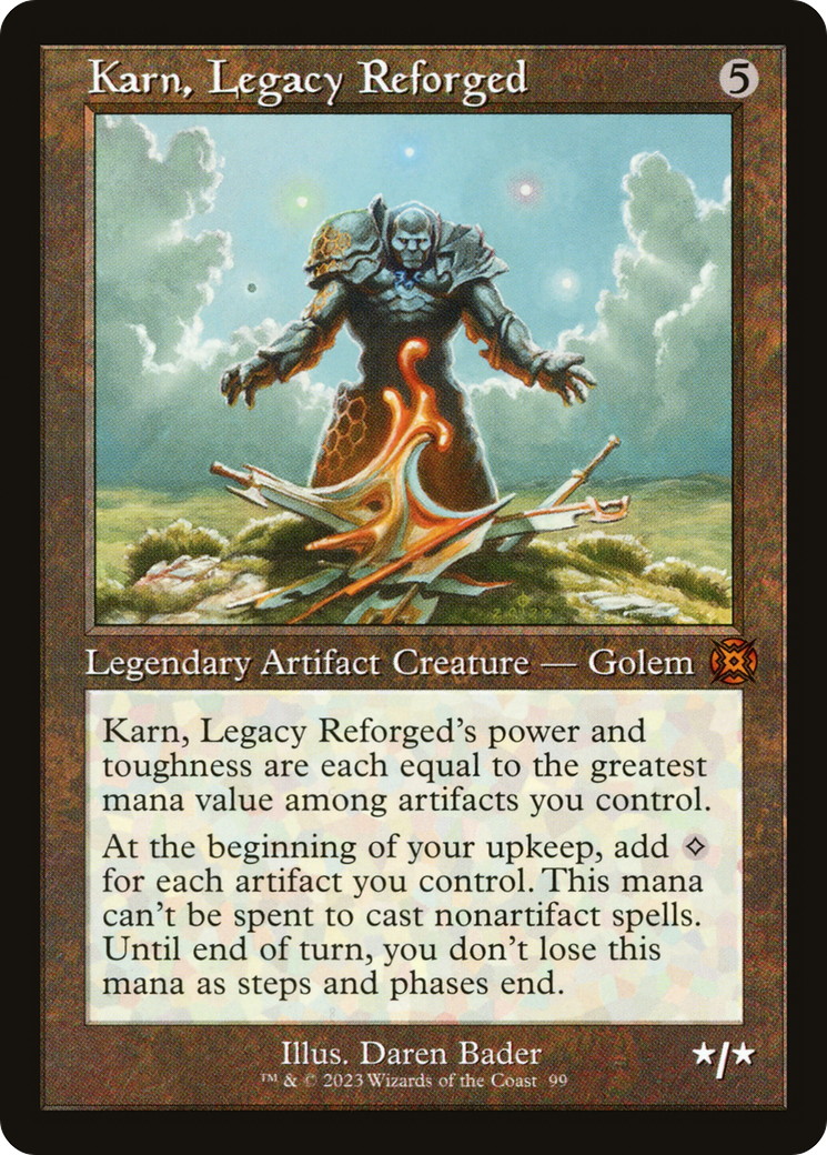 Karn, Legacy Reforged (Retro Frame) (99) [March of the Machine: The Aftermath] foil - Deck Out Gaming