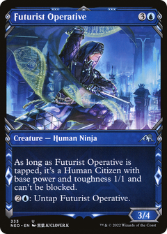 Futurist Operative (Showcase) (333) [Kamigawa: Neon Dynasty] - Deck Out Gaming