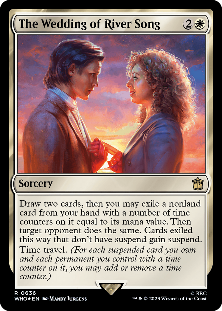 The Wedding of River Song (Surge Foil) (636) [Doctor Who] foil - Deck Out Gaming