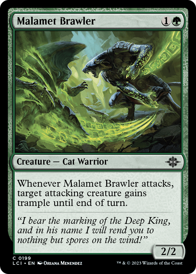 Malamet Brawler (199) [The Lost Caverns of Ixalan] foil - Deck Out Gaming