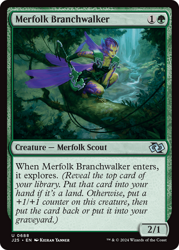 Merfolk Branchwalker (688) [Foundations Jumpstart] - Deck Out Gaming