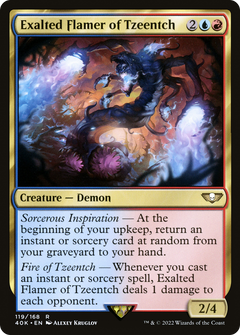 Exalted Flamer of Tzeentch (119) [Warhammer 40,000 Commander] - Deck Out Gaming