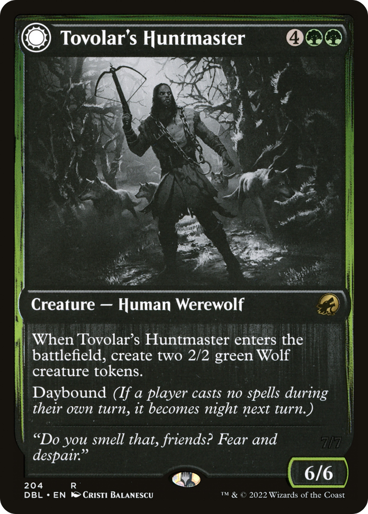 Tovolar's Huntmaster (204) [Innistrad: Double Feature] - Deck Out Gaming