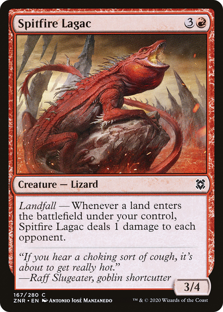 Spitfire Lagac (167) [Zendikar Rising] foil - Deck Out Gaming