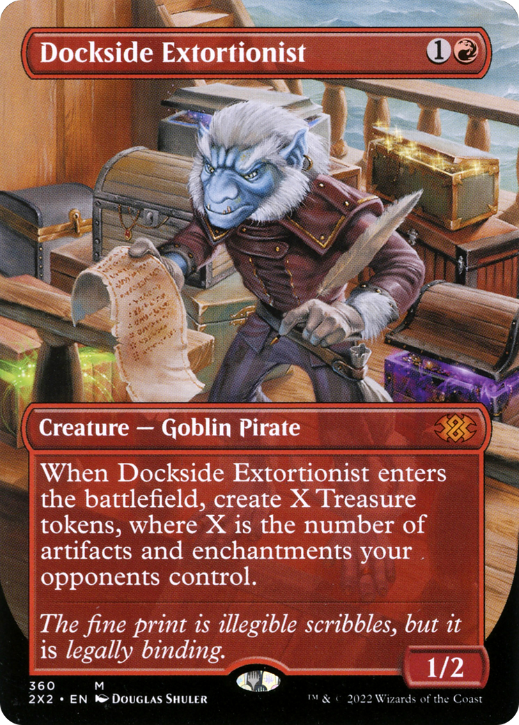 Dockside Extortionist (Borderless) (360) [Double Masters 2022] - Deck Out Gaming