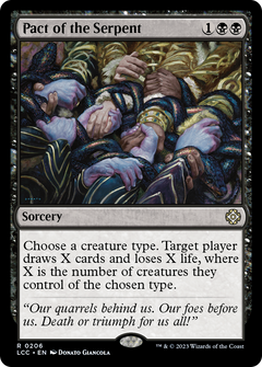 Pact of the Serpent (206) [The Lost Caverns of Ixalan Commander] - Deck Out Gaming