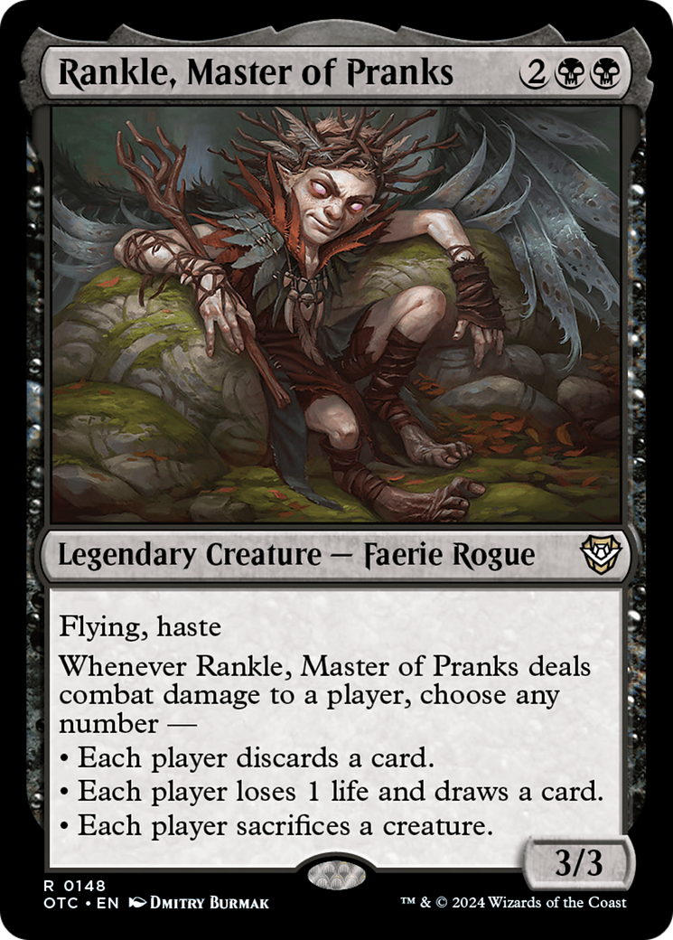 Rankle, Master of Pranks (148) [Outlaws of Thunder Junction Commander] - Deck Out Gaming