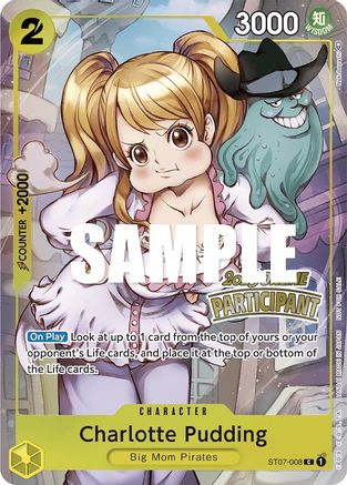 Charlotte Pudding (Online Regional 2023) [Participant] (ST07-008) [One Piece Promotion Cards] Foil - Deck Out Gaming