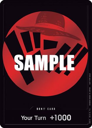 DON!! Card (Red) [One Piece Promotion Cards] Foil - Deck Out Gaming