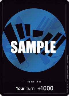 DON!! Card (Blue) [One Piece Promotion Cards] Foil - Deck Out Gaming