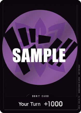 DON!! Card (Purple) [One Piece Promotion Cards] Foil - Deck Out Gaming