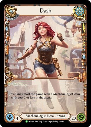 Dash - HER070 (HER070) [Flesh and Blood: Promo Cards] Cold Foil - Deck Out Gaming