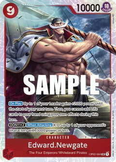 Edward.Newgate (004) (OP02-004) [Paramount War] Foil - Deck Out Gaming