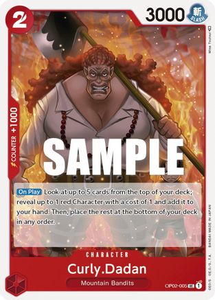 Curly.Dadan (OP02-005) [Paramount War] - Deck Out Gaming