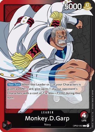 Monkey.D.Garp (002) (OP02-002) [Paramount War] - Deck Out Gaming