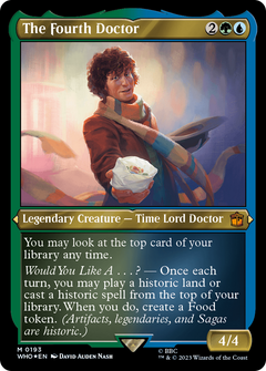 The Fourth Doctor (Display Commander) - Thick Stock (193) [Doctor Who] foil - Deck Out Gaming