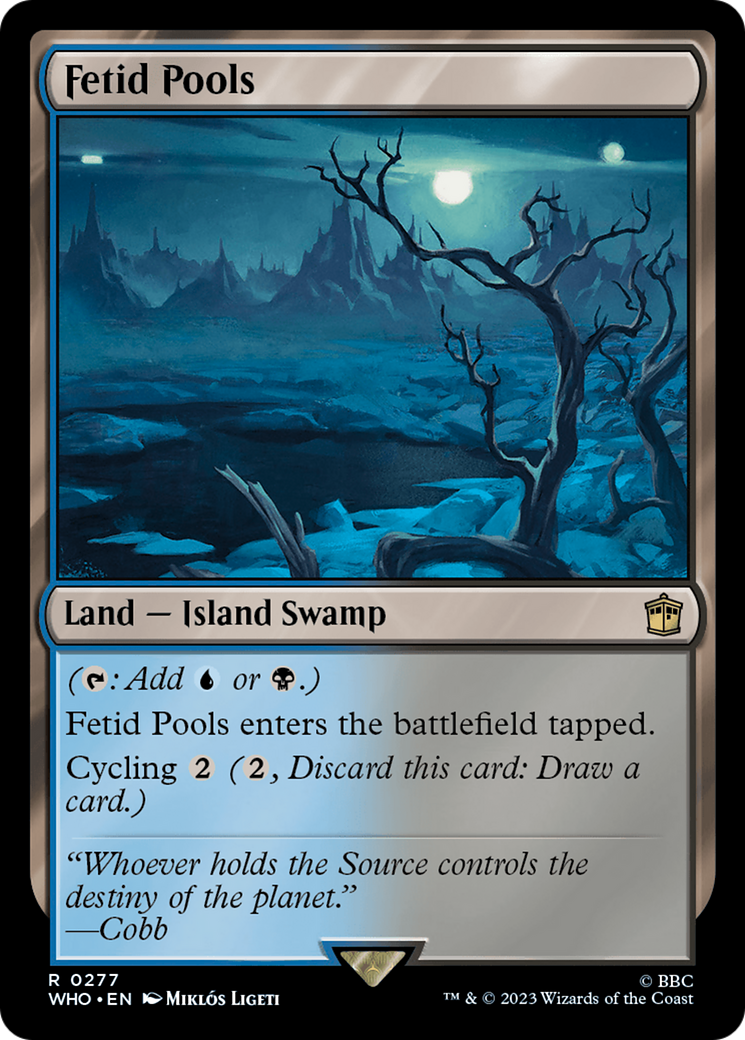 Fetid Pools (277) [Doctor Who] foil - Deck Out Gaming