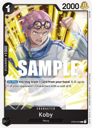 Koby (Promotion Pack 2023) (ST06-002) [One Piece Promotion Cards] - Deck Out Gaming