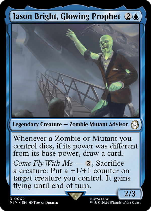 Jason Bright, Glowing Prophet (32) [Fallout] foil - Deck Out Gaming