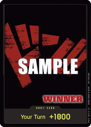 DON!! Card (Tournament Pack Vol. 2) [Winner] [One Piece Promotion Cards] - Deck Out Gaming