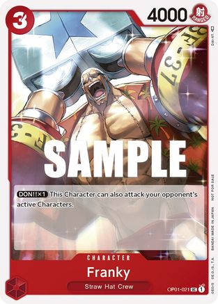 Franky (Tournament Pack Vol. 2) (OP01-021) [One Piece Promotion Cards] - Deck Out Gaming