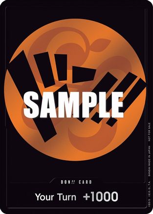 DON!! Card (Orange) [One Piece Promotion Cards] Foil - Deck Out Gaming