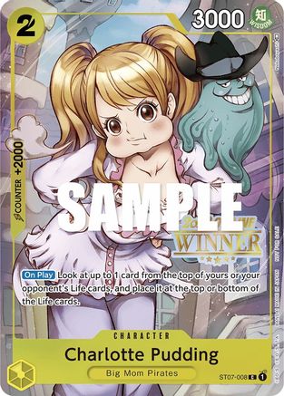 Charlotte Pudding (Offline Regional 2023) [Winner] (ST07-008) [One Piece Promotion Cards] Foil - Deck Out Gaming
