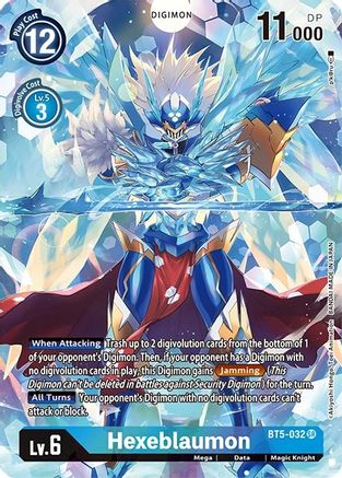 Hexeblaumon (Alternate Art) (BT5-032) [Dimensional Phase] Foil - Deck Out Gaming