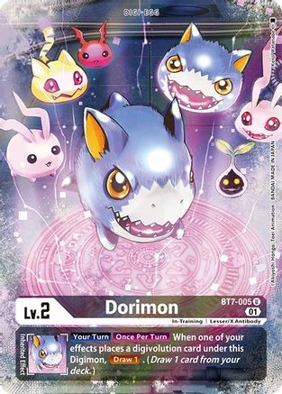 Dorimon (Alternate Art) (BT7-005) [Dimensional Phase] Foil - Deck Out Gaming