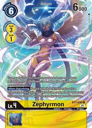 Zephyrmon (Alternate Art) (BT7-036) [Dimensional Phase] Foil - Deck Out Gaming