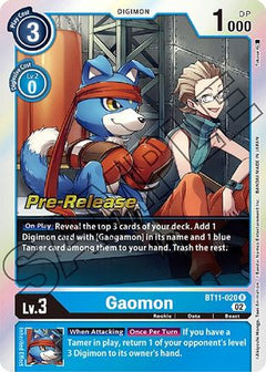 Gaomon (BT11-020) [Dimensional Phase Pre-Release Cards] Foil - Deck Out Gaming